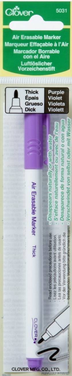 CLOVER violetter Markierstift luftlöslich - breit