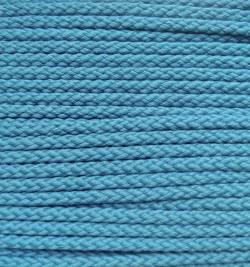 Baumwollkordel Mittelblau Hell 8mm 