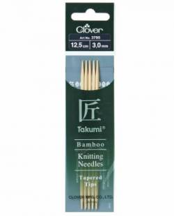Clover TAKUMI Nadelspiel 12,5 cm Bambus