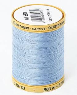 Gütermann Baumwollgarn #50 800 Meter hellblau