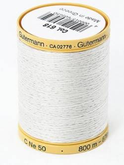 Gütermann Baumwollgarn #50 800 Meter hellgrau