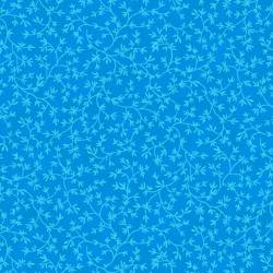 Quilters Coordinates Farne auf strahlendem Blau