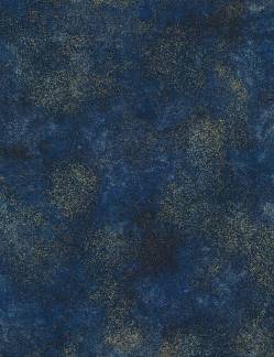 - SHIMMER - NAVY- Timeless Treasures blau metallic 