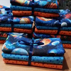 Outerspace - Fat Quarter Paket mit 3 Fat Quartern - 0,75 Meter Inhalt