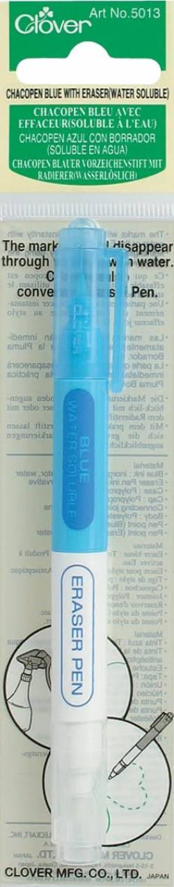 Chacopen BLAU mit Löschstift - wasserlöslich