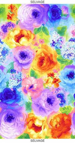 Rain Blossom Chong A Hwang - Timeless Treasures Paneel