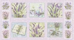 Lavender Garden - Paneel quer - 60 x 110 cm Henry Glass
