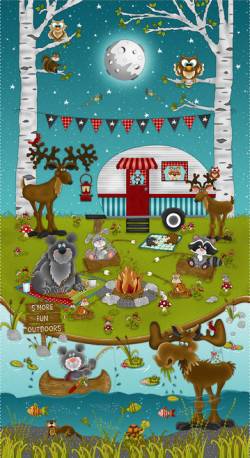 S´More Fun Outdoors - Henry Glass 60 x 110 cm