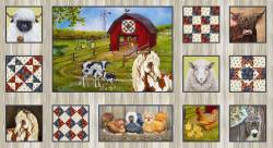Down on the Farm - Henry Glass - 56 x 110 cm
