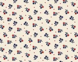 Down on the Farm Blumen auf Creme - Henry Glass  