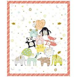 Cute and Cuddly - Paneel XL 92 x 110 cm - QT Fabrics