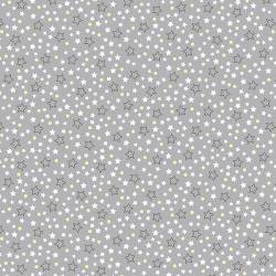 Sweet Dreams - Sterne Grau auf Grau - Studio E Fabrics  