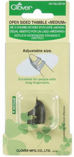 QUILTCLUBMITGLIEDER ONLY - Fingerhut Clover MEDIUM seitlich geöffnet 
