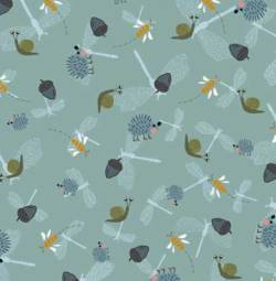 Mouse Attraction - Stof Denmark Igel Eichel Libellen 