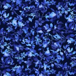 Bloomin Beauty 108 Inch - 274 cm - BLUE Studio E-Fabrics 