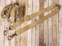.Taschengurt für Umhängetasche - BEIGE NATUR bis 125 cm - Gurtband 250 cm 