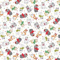 - Santa Paw - Weihnachtskatzen - Makower UK