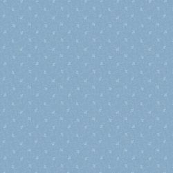 Andover Tonal Ditzy Blue Indigo - Blümchen mit Mäander