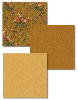 FQ Paket - BRONZE Repro - 3 Fat Quarter
