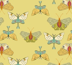 Winged Garden - Fluttering Golden Gleam - Andover
