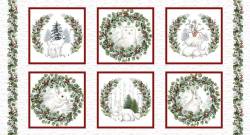 - Winter White - Paneel 60 x 110 cm - Studio E Fabrics