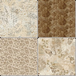 .Modern Lace Fat Quarter Paket - 4 Fat Quarter - - Blank Quilting 