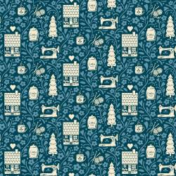 Cozy House by Judy Jarvy - Vignette Midnight