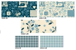 Fat Quarter Paket 5 FQCozy House by Judy Jarvy -  MAKOWER UK