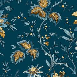 BEACH HOUSE - Ariel Midgnight Andover Fabrics Edyta Sitar