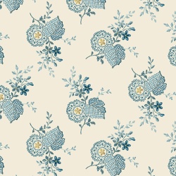 BEACH HOUSE - Plumeria Cream Andover Fabrics Edyta Sitar 