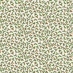 xJolly St. Nick - Makower - Mini Ilex Creme