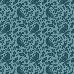 - OAKLEIGH -  Andover Fabrics - MONO BLUE