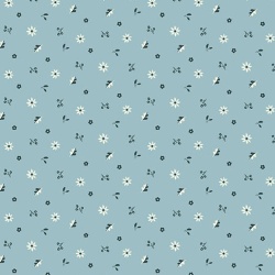 - OAKLEIGH -  Andover Fabrics - DITZY LIGHT BLUE