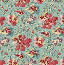 MINIBOX EXKLUSIC - FAT QUARTER Fernshaw by Max and Louise Teal Daniel - Andover Fabrics  