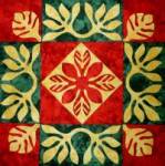 Pohihihi - Hawaiianischer Quilt, Muster