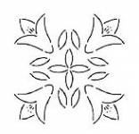 Quiltschablone 11 Inch  - 27,5 cm    
