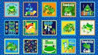 Toadally Frogs - 15 Paneele pro Stoffpaneel - 