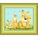 LYON - the Lion Fixpackung Querformat - 90 x 110 cm Susybee