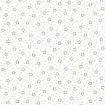 Sweet Dreams - Sterne Grau auf hellstem Grauweiss - Studio E Fabrics 