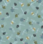 Mouse Attraction - Stof Denmark Igel Eichel Libellen 