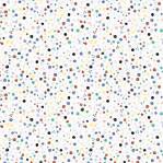 FUNNY DOTS - Windham Fabrics - bunte Punkte und Kringel auf Weiss