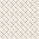 Andover TANGENT - Grafische Muster in Grau und zartem Rosa auf OFF WHITE 