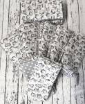 FAt Quarter Paket - 2 Fat Quarter - Purrfect Cats Windham Fabrics + hellgraue Tupfen