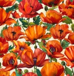 Charisma - Packed Pansies - Mohnblumen -  von Northcott DiGITALDRUCK 
