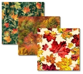 Fat Quarter Paket - 3 Fat Quarter - Autumn 
