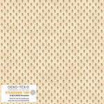 Colour Poetry - kleine Motive auf dunklem Creme - Stof Denmark    