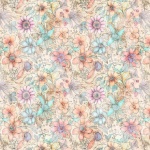 .Enchanted - Blüten pastell QT Fabrics  