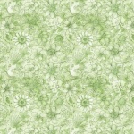 .Enchanted - Blüten Grün QT Fabrics  