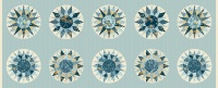 .BEACH HOUSE - Mariner´s Compass Multi PANEEL Andover Fabrics Edyta Sitar 