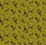 Scrap Basket Favorites - Pressed Flowers Green - Henry Glass  